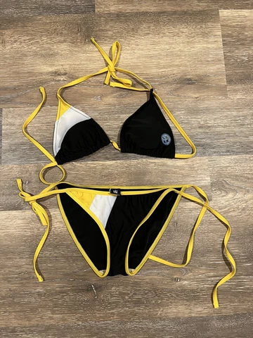 NFL Women's Pittsburgh Steelers Swimsuit Bikini Size Small Cover