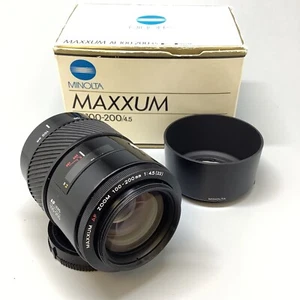 Minolta Maxxum AF Zoom 100-200mm f/4.5 Lens - Picture 1 of 9