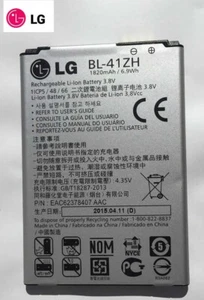 LG H326 H340 H345 L Fino Original Battery BL-41ZH 1900mAh ⚡⚡Quality -Local - Picture 1 of 1
