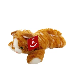 Aurora Molly Orange Tabby Kitten Cat Plush Stuffed Animal 8"L - Picture 1 of 4