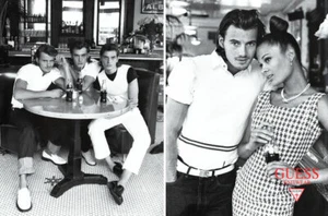 1996 Guess Dean Isidro Alex Lundqvist Keith Mallos Sascha Eiblmayr MAGAZINE AD - Picture 1 of 1