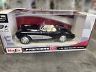 Maisto Premiere Dc 1957 Ford Mustang Gt Black Diecast 1:24 Scale