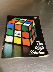 Cubo de Rubiks 1981 The Solution Folleto Ideal Toy Corporation Cómo resolver - Imagen 1 de 4