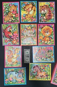 10 Vintage Quality Crest Safari Set Happy Birthday Greeting cards in box RARE - Picture 1 of 24