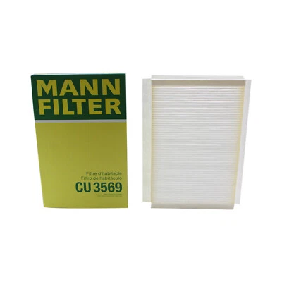 Filtro de ar cabine Mann CU3569 para Mercedes Dodge Sprinter 2500 3500 - Imagem 1 de 4