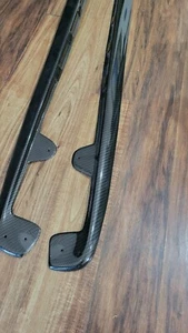 C6 Corvette 05-13 Base Model Hydro Cardon Fiber Side Skirts ABS USA Made - Picture 1 of 6
