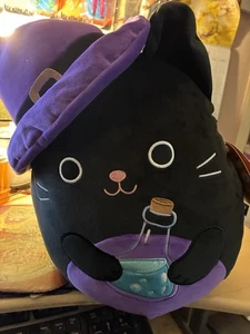 Squishmallows 12 inch Autumn the Witch Cat Halloween 2025 Potion First to Market - Picture 1 of 2