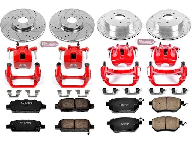 Front and Rear Brake Pad and Rotor Kit For 2006-2007 Nissan Murano FW171NC Foto 1 de 1