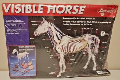 Skilcraft Visible Horse Kit # 74628 Factory Sealed Torn Shrink Dented Box - Image 1 of 4