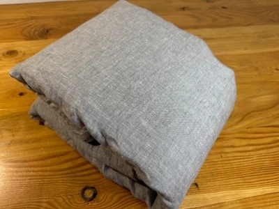 Funda nórdica Pottery Barn K/CK lino belga, Flagstone Foto 1 de 4