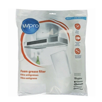 Fettfiltermatte 970x470mm Universal Wpro 484000008527 UGF018 Dunstabzugshaube