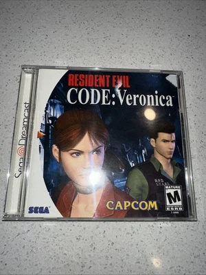 Resident Evil CODE: Veronica (Sega Dreamcast, 2000) CIB W/ Reg Card Attached - Image 1 of 4