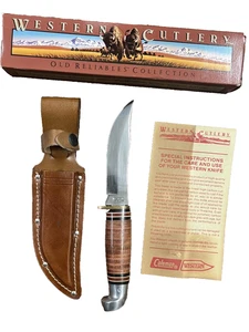 Coleman Western Cutlery L66 with sheath and box -New - Picture 1 of 5