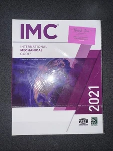 ICC International Code Council 2021 International Mechanical Code IMC NEW SEALED - Picture 1 of 2
