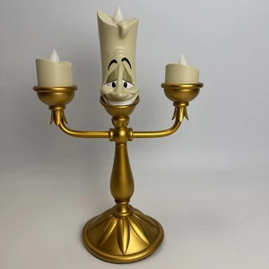 Disney Parks Beauty And The Beast Lumiere Light Up Candelabra Figure 11” - Picture 1 of 12