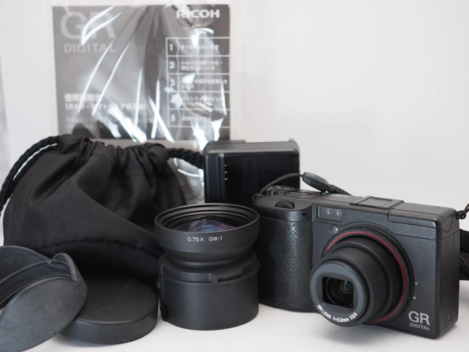 Cámara digital SH:4529 Ricoh GR con GW-1 GH-1 8,1 MP de JAPÓN #J140 Foto 1 de 4