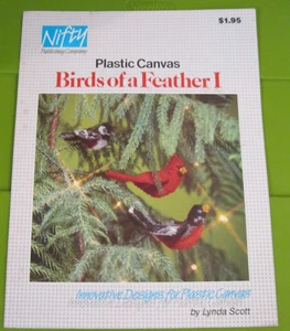 BEAUTIFUL BIRDS CARDINALS FOR PLASTIC CANVAS BIRDS OF A FEATHER I BY LYNDA SCOTT - Imagen 1 de 2