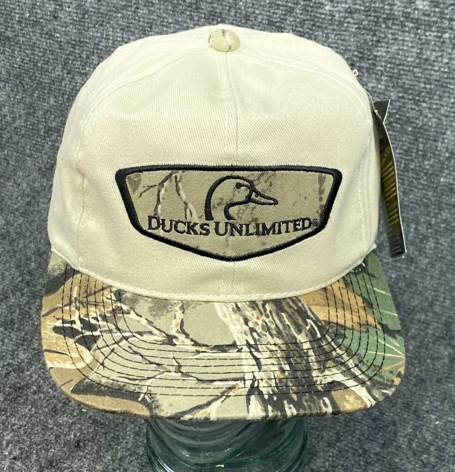 Ducks Unlimited Camouflage Hat Bill Jordan's Advantage NWT Snap Back Cap DU Tan - Image 1 of 4