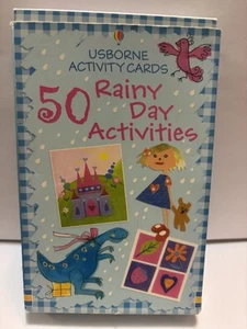 Usborne 2005 Rainy Day Activities 50 Cards Craft Project Ideas VTG Free Shipping - Picture 1 of 3