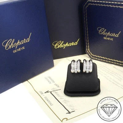 Wert 12700 € CHOPARD Brillant Ohrringe Clips (ca. 0,76 carat) 750 18 Karat We... - Bild 1 von 4