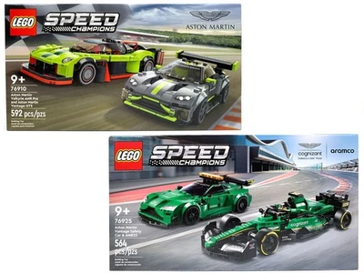 NUEVO EN CAJA 2 LEGO SPEED CHAMPIONS 76910 76925 ASTON MARTIN VALKYRIE AMR VANTAGE SAFETY Foto 1 de 4