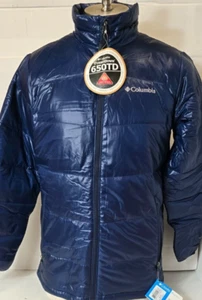 Columbia - Gold 650 TurboDown Down Jacket - Men's - Navy - Picture 1 of 12