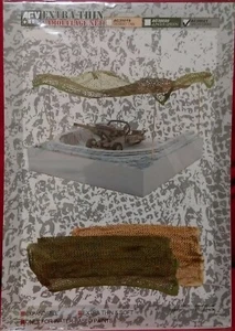 AFV CLUB 1/35 Snow Gray CAMOUFLAGE NET extra thin size: 181mm x 255mm - Picture 1 of 2
