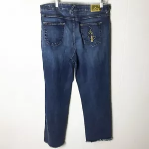 Vintage Y2K Baby Phat Jeans Pants Size 20 Womens Raw Hem - Picture 1 of 7