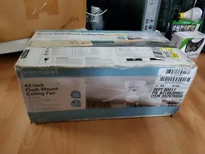 42-Inch Flush Mount Ceiling Fan, 4 Blade, 110 Volt - Picture 1 of 8