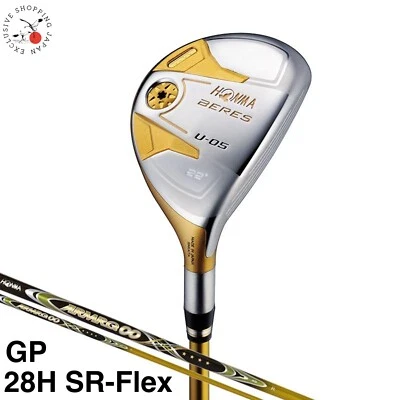 HONMA BERES U-05 GP Utility Hybrid 28H Men ARMRQ ∞ 48 4S 4 Star SR-Flex Graphite - Image 1 of 4