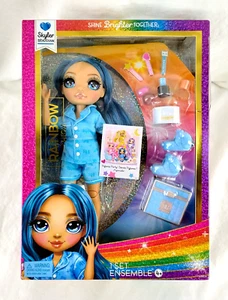 RAINBOW JUNIOR HIGH Skyler Bradshaw Fashion Doll Pajama Party Blue 2023 NIP - Picture 1 of 7