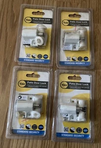 Yale P114 WHITE patio door lock. Job Lot x 4. - Picture 1 of 3