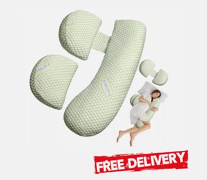 Pregnancy Pillow, Maternity Pillow for Pregnant Women, Soft Maternity Pillow wit - Picture 1 of 6