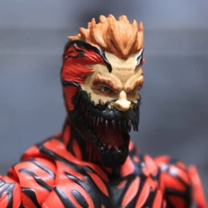 1/12 Custom Marvel Universe Cletus Kasady Carnage Half Mouth Head Sculpt - Picture 1 of 2