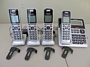 Panasonic KX-TG994SK Bluetooth Handset - 4 Pieces - Used - Picture 1 of 3