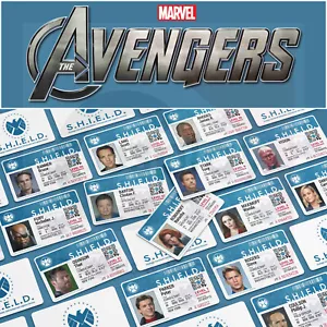 SHIELD Ausweis, Marvel Avengers Ausweisabzeichen, Steve Rogers, Tony Stark, Peter Parker - Bild 1 von 18