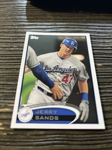 2012 Topps Series 2 Los Angeles Dodgers Baseball Card #486 Jerry Sands - Picture 1 of 1