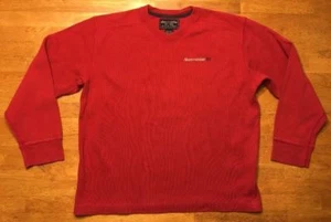 Abercrombie Boy's Red Long Sleeve V-Neck Thermal Shirt - Size: Large - Picture 1 of 12