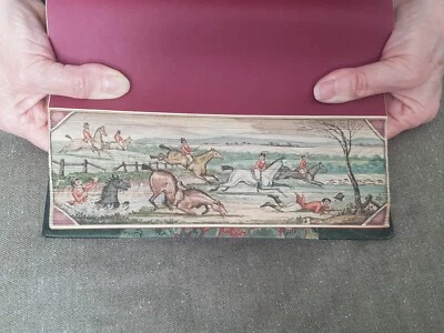 VANISHING Fore edge Painting  1885   R.S.Surtees Leather binding Foto 1 de 4