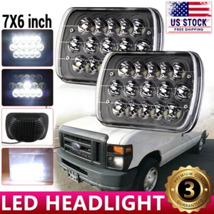 Faro LED DOT 105W 5X7"" 7X6"" haz sellado para Ford F250 F350 E150 E250 E350 - Imagen 1 de 10
