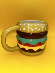 Ceramic Cheese Burger Coffee Mug -BRAND NEW - Picture 1 of 5
