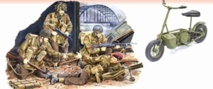 Dragon 1/35 British Red Devils (4) w/Welbike & Drop Tube Container Arnhe DML6585 - Picture 1 of 1