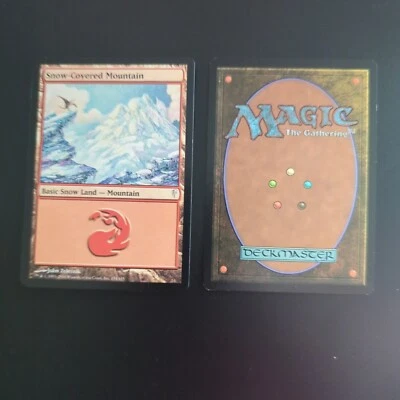 Snow Covered Mountain Cold Snap MTG Card # 154 Light Play Or Better - Image 1 of 2