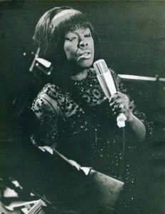 Belgium Brussels Jazz Singer Sarah Vaughan Old Photo 1979 - Imagen 1 de 3