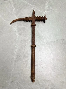 Ancient Battle Iron Ax with Ornament Kievan Rus Viking Era Weapon - Rare - Picture 1 of 20