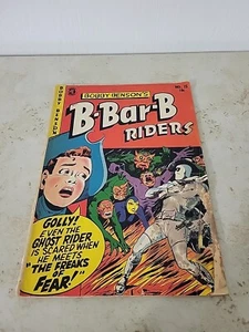 Bobby Benson's B-Bar-B Riders #15 Bonita Cubierta Ghost Rider ME Cómic 1953 - Imagen 1 de 10