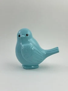 Cute Aqua Teal Blue Bird Figurine Statue Decor - Picture 1 of 6