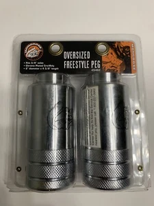 MONGOOSE BMX ORIGINAL BICYCLE PEGS OVERSIZED FREESTYLE 45462 - Picture 1 of 3