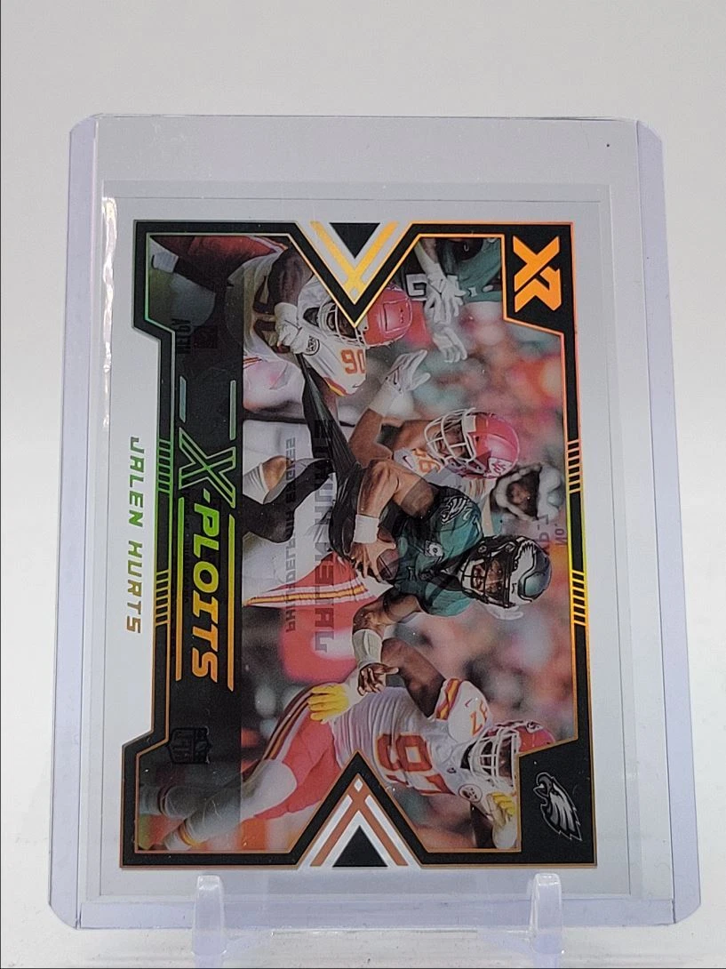 JALEN HURTS 2022 PANINI XR FOOTBALL X-PLOITS ACETATE EAGLES SP Q1995