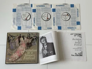 Invitation to a Strauss Festival - Boxed album containing 3 x vinyl and booklet - Picture 1 of 3